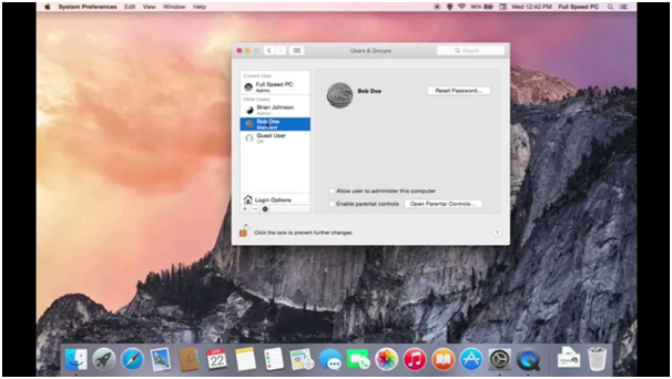 change user name for quicken mac